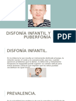 Disfonía Infantil y Puberfonía