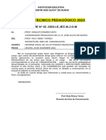 Informe Tecnico Pedagogico Comunicacion