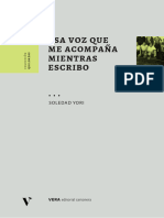 Esa Voz Que Me Acompña Mientras Escribo Soledad Yori Novela