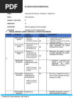 Planificador III Bimestre Educacion para El Trabajo-3er Año