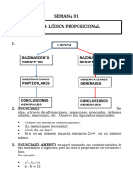 ALGEBRA (LOGICA PROPOSICIONAL Semana 1)