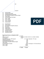 Partnership Opening Balances