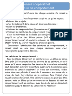 Ceintures-Comportement - Fonctionnement Format A3