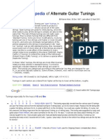 WA's Encyclopedia of Alternate Guitar Tunings