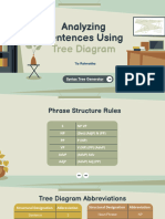 Analyzing Sentences Using A Tree Diagram