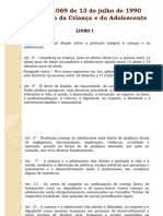 Lei 8.069 de 13 de Julho de 1990 Estatuto Da Criança e Do Adolescente