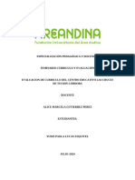 EJE 3 CURRICULO Y EVALUACION Evaluacion - Curriculo - Centro - Las - Cruces