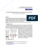 3-d Finite Element Modelling of Granular Flow in Silos