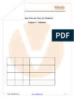 Solutions Class 12 Notes CBSE Chemistry Chapter 1 (PDF)