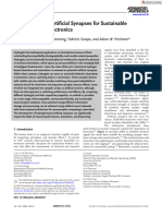 5822 - Yan - Hydrogel Based Artificial Synapses For Sustainable Neuromorphic Electronics