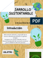 Presentación Sostenibilidad y Ecología Scrapbook Ilustrado Marrón