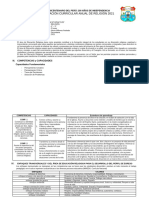 Programación Anual de Religión 2021-1