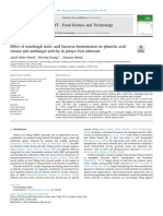 Effect of Sourdough Lactic Acid Bacteria Fermentation On Phenolic Acid Release and Antifungal Activity in Pitaya Fruit Substrate