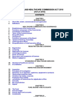 The Punjab Healthcare Commission Act