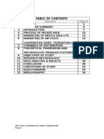 SL No Particulars Page No: MP State Cooperative Dairy Federation