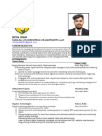 Nitin Joshi CV