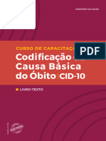 Curso de Capacitação em Codificação Da Causa Básica Do Óbito - CID-10: Livro-Texto