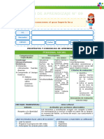 Sesiones de Aprendizaje