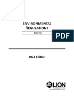 Environmental Regulations Exercises 16 Pages