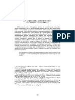 Los Limites de La Representacion en La Lirica Costumbrista