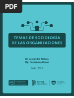 Temas de Sociología de Las Organizaciones.