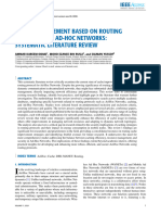 Cache Improvement Based On Routing Protocol For AD