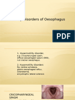 Motility Disorders of Esophagus