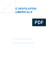 Mine Ventilation Numericals