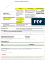 Sesion de Aprendizaje Matematica