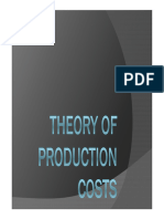 Theory of Production Costs