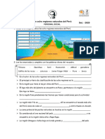 Las 8 Regiones Naturales Del Peru Ficha