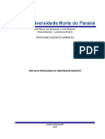 Trabalho Práticas Pedagógicas Identidade Docente