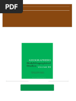 Immediate Download Geographers Biobibliographical Studies Volume 33 1st Edition Hayden Lorimer Ebooks 2024