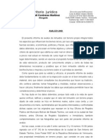 Informe de Avalúo Realizado Por El Dr. Félix Contreras