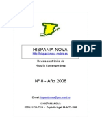 Hispania Nova, Nº 08, 2008 - 1807-1814. Península Ibérica y Colonias Americanas