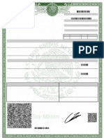 Estados Unidos Mexicanos Acta de Nacimiento: Identificador Electrónico