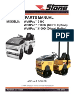 Service / Parts Manual: Models: Wolfpac 3100 Wolfpac 3100R (Rops Option) Wolfpac 3100D (Diesel Roller)