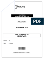 Life Sciences p2 QP Memo Gr11 Nov2020eng D 2