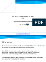 Geometer International. Product Portfolio 2023 2Q