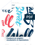 Couleurs en Anglais - Vocabulaire Pratique - Wall Street English