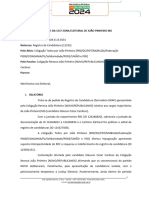 MP Peder Indeferimento Da Pugnação Força e Honra Cabo Martins