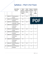 1st Year D Pharm Syllabus 1