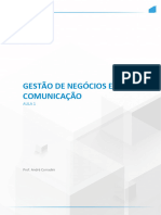 Gestão de Negócios em Comunicação AULA 1