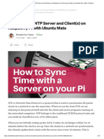 How To Install NTP Server and Client(s) On Raspberry Pi With Ubuntu Mate - by Rishabh Dev Yadav - Medium