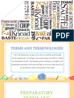 Terms Terminologies