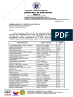 DESIGNATIONs For S. Y. 2024 2025