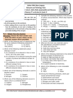 Chemistry Grade 10 Worksheet 5