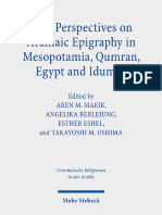 Angelika Berlejung, Aren M. Maeir, Esther Eshel, Takayoshi M. Oshima - New Perspectives On Aramaic Epigraphy in Mesopotamia, Qumran, Egypt and Idumea (Retail)