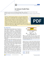 Nanocapillary Adhesion Between Parallel Plates