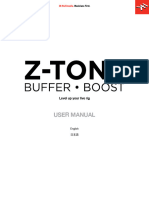 Z-ToNE Buffer Boost User Manual